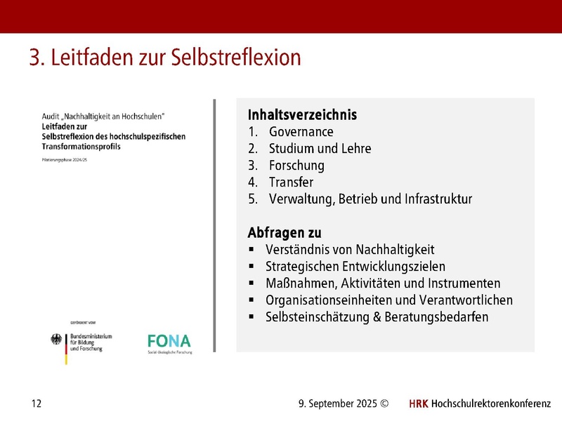 Datei:HRK Audit Nachhaltigkeit an Hochschulen Audit Hub 09.09.2025.pdf
