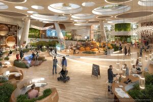 Campus 2045 Illustration Gemeinschaftsraum