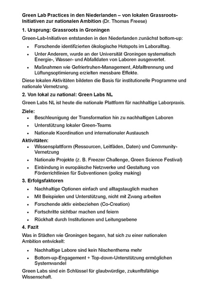 Datei:Handout B1 Vortrag Green Lab Practices Niederlanden Freese DE.pdf