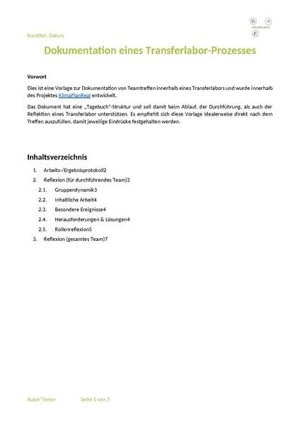 Datei:2025-07-22 Vorlage Dokumentation Transferlabor.pdf