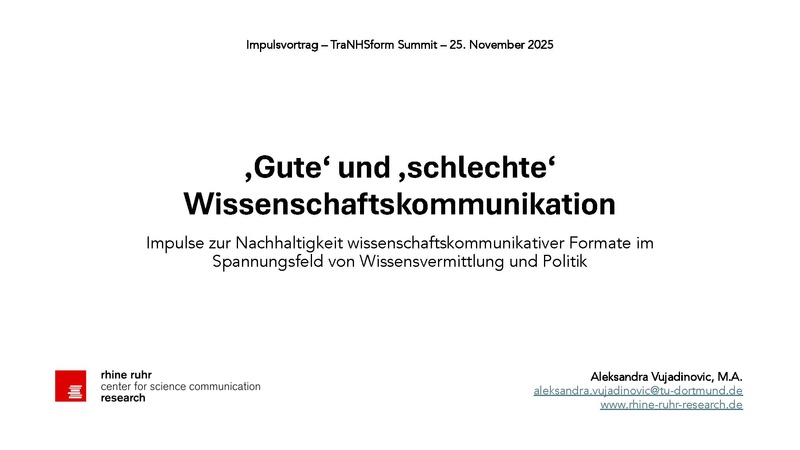 Datei:TraNHSform Summit Nov 25 Wissenschaftskommunikation Impuls Aleksandra Vujadinovic .pdf